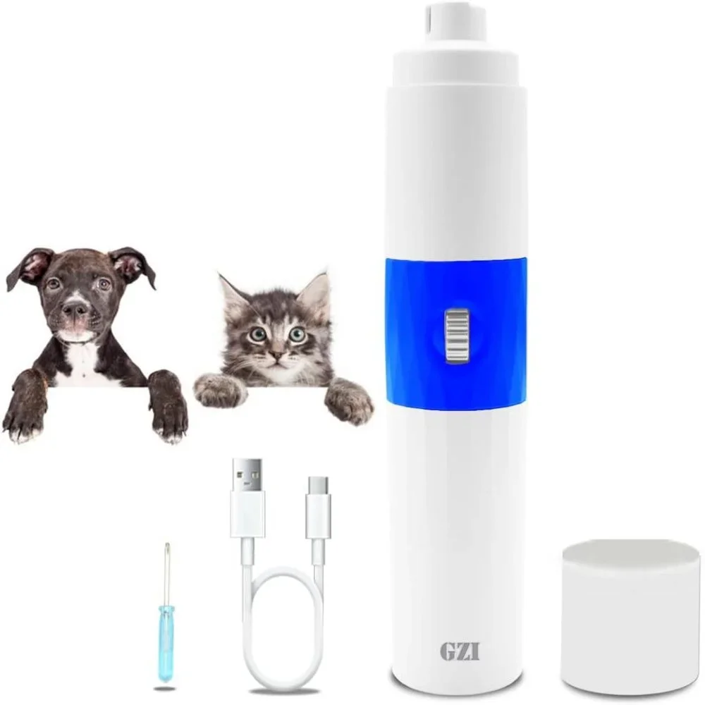 Pet Nail Grinder with Super Low Noise for Large Medium Small Dogs and Cats,